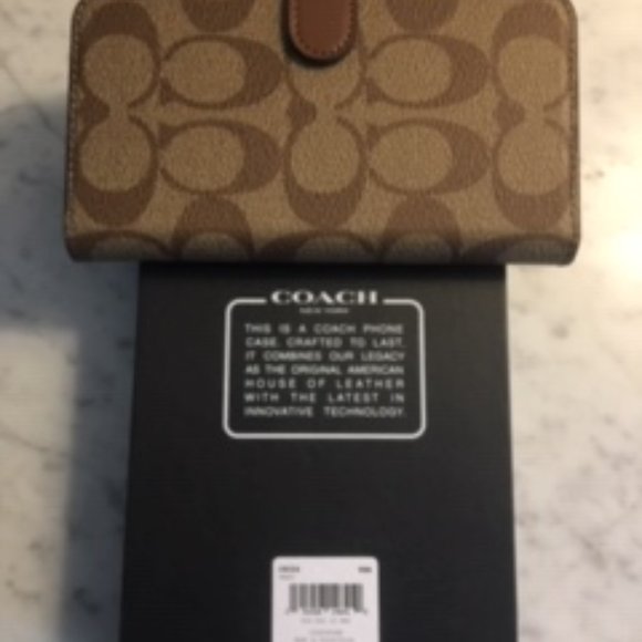 Coach Cell Phone Case/Card Case Combo - Picture 3 of 3